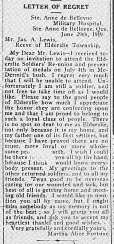Paisley Advocate, July 9, 1919